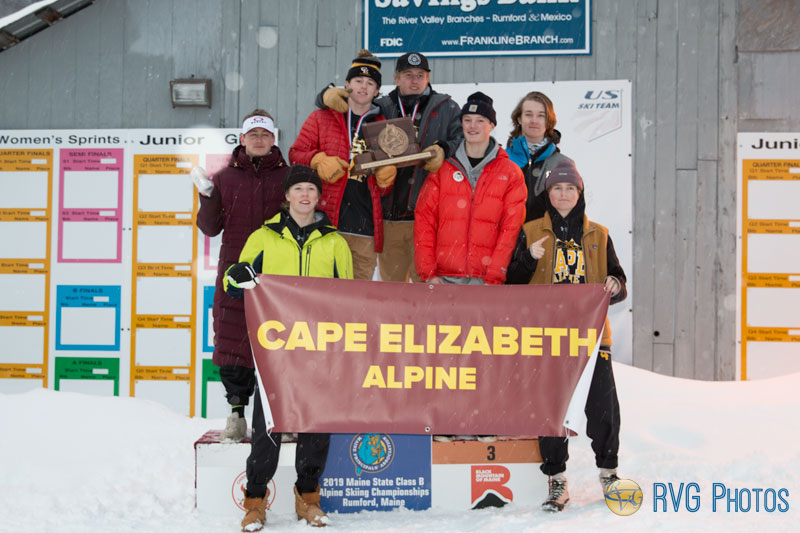 2019 Cape Elizabeth Class B Alpine Boys Team Champions